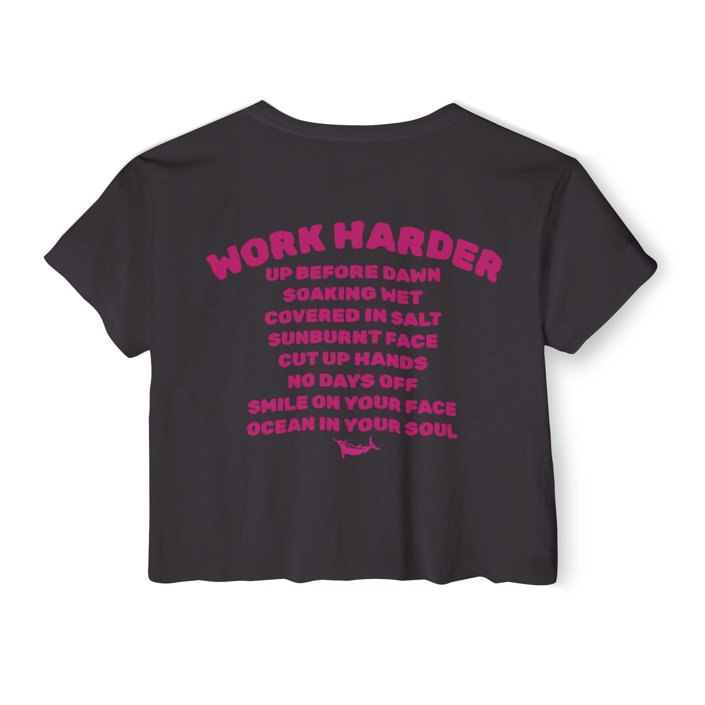 Motivational Speech Women's Festival Crop Top