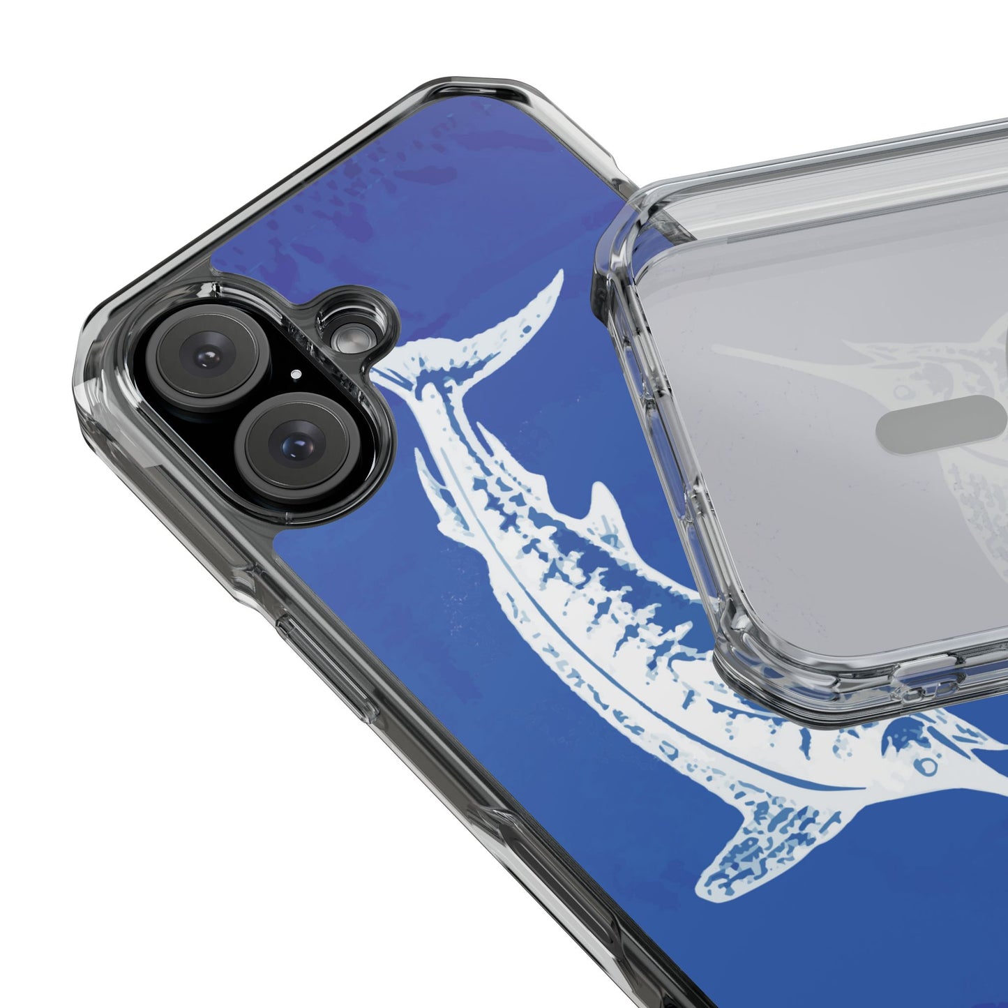 Release flag Magnetic Clear Impact Cases