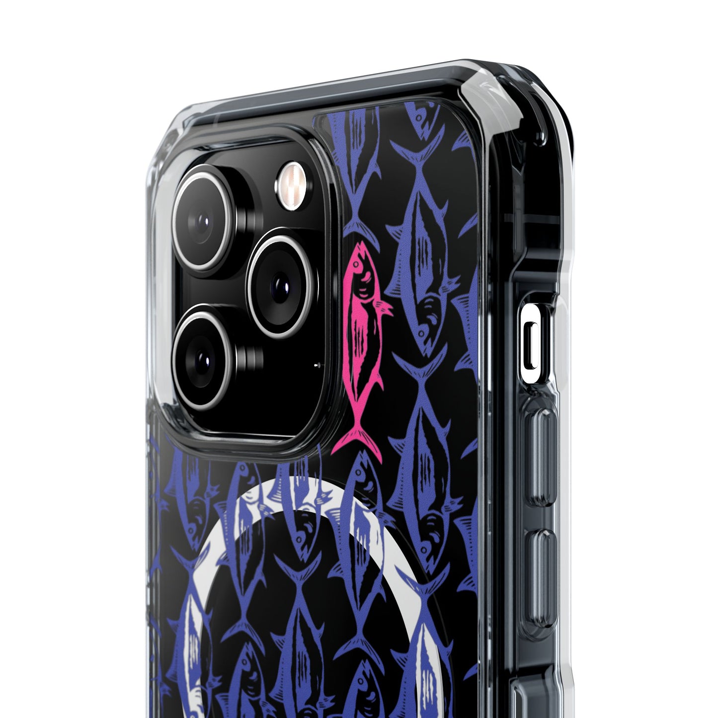 Pink Tuna Magnetic Clear Impact Cases