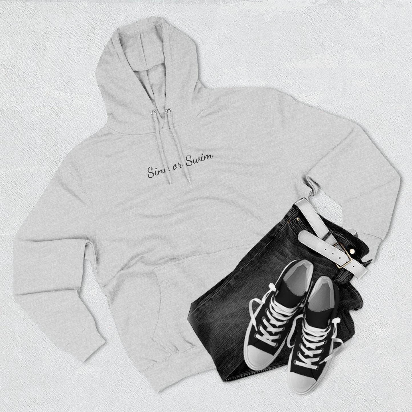 "Sink or Swim" Fleece Hoodie