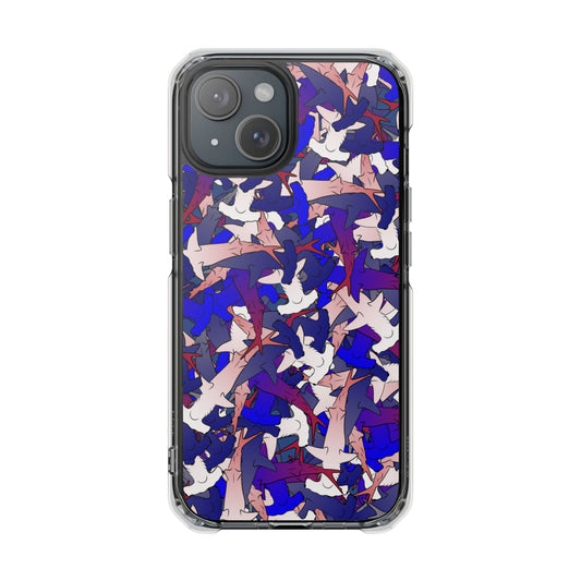 Hammerhead RWB camo Magnetic Clear Impact Cases