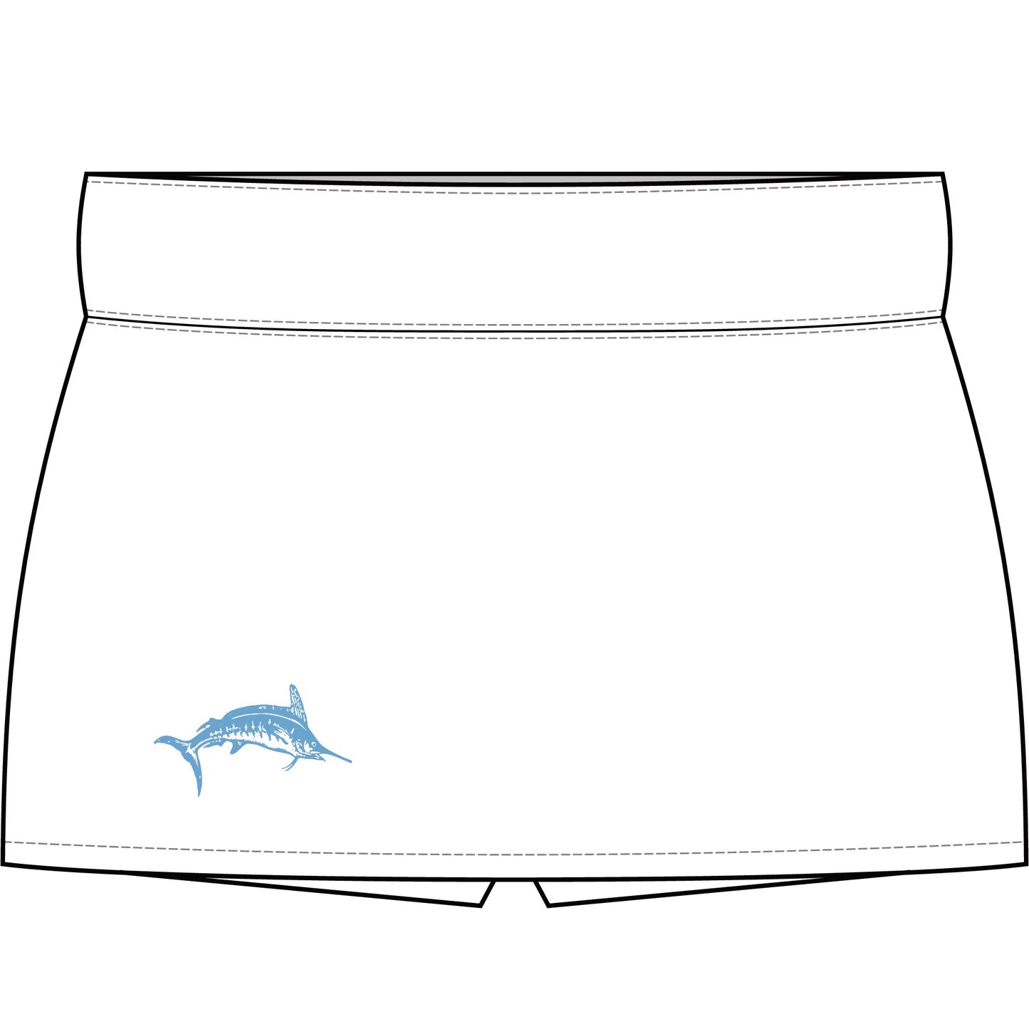 Release baby blue Women's Skort white