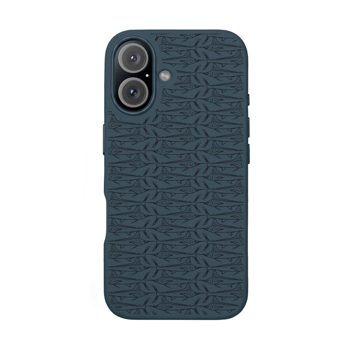Marlin Sketch PU Leather Phone Cases (Engraving)