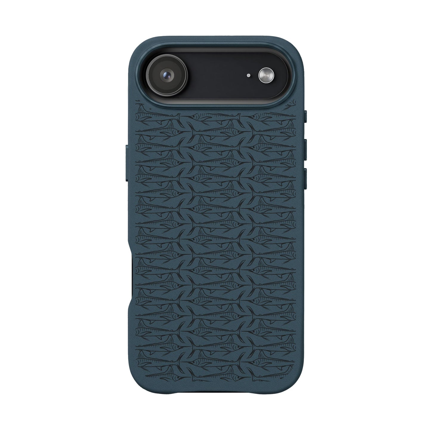 Marlin Sketch PU Leather Phone Cases (Engraving)