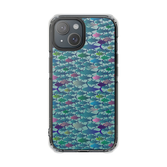 Technicolor Tuna Magnetic Clear Impact Cases
