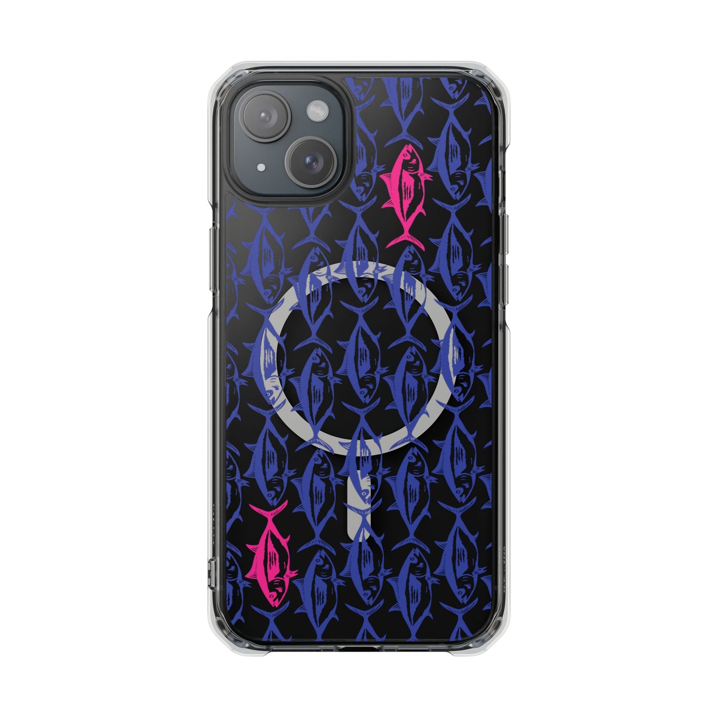 Pink Tuna Magnetic Clear Impact Cases