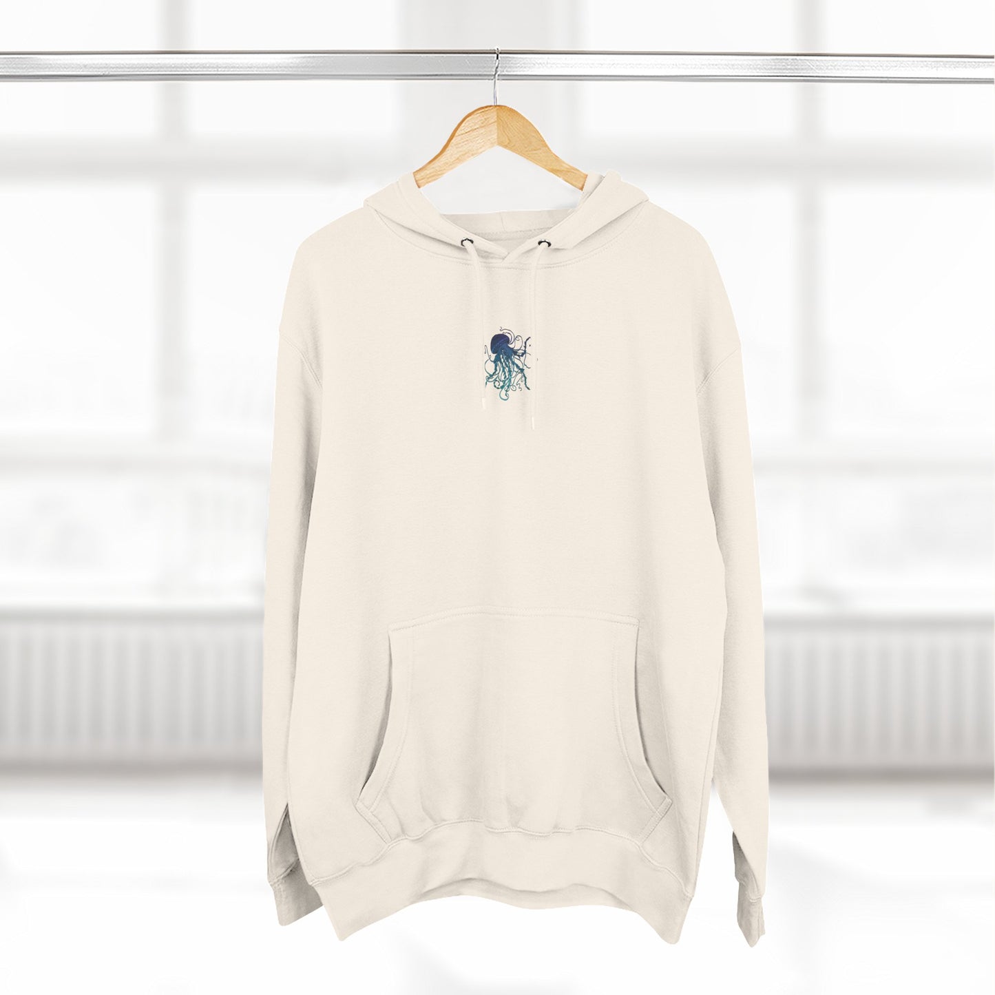 Changing tides Jellyfish Fleece Hoodie - Cozy, Unique Sea Creature Design