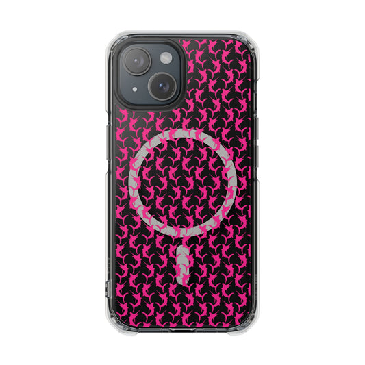 Pink Marlin Magnetic Clear Impact Cases