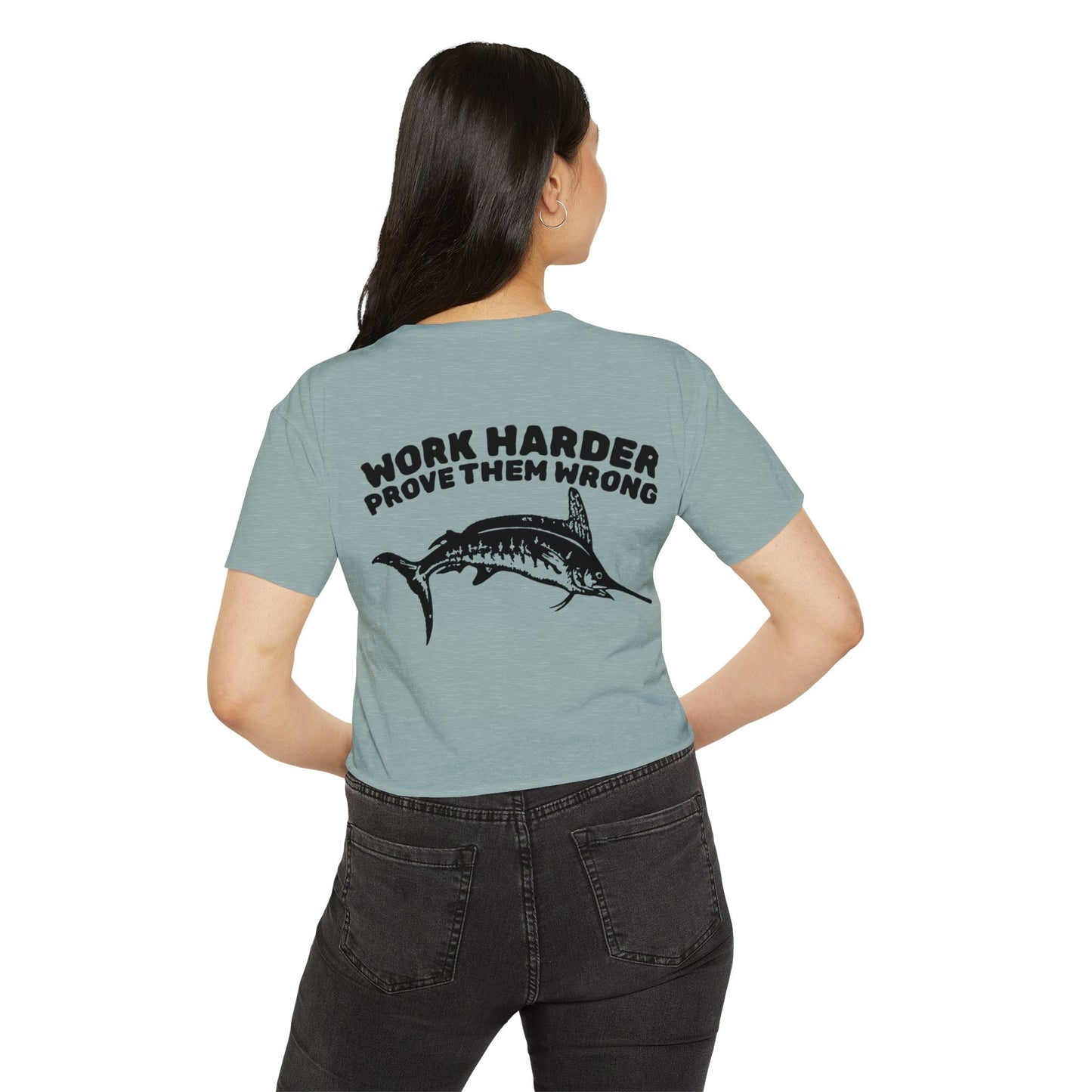Motivational Speech Women's Festival Crop Top