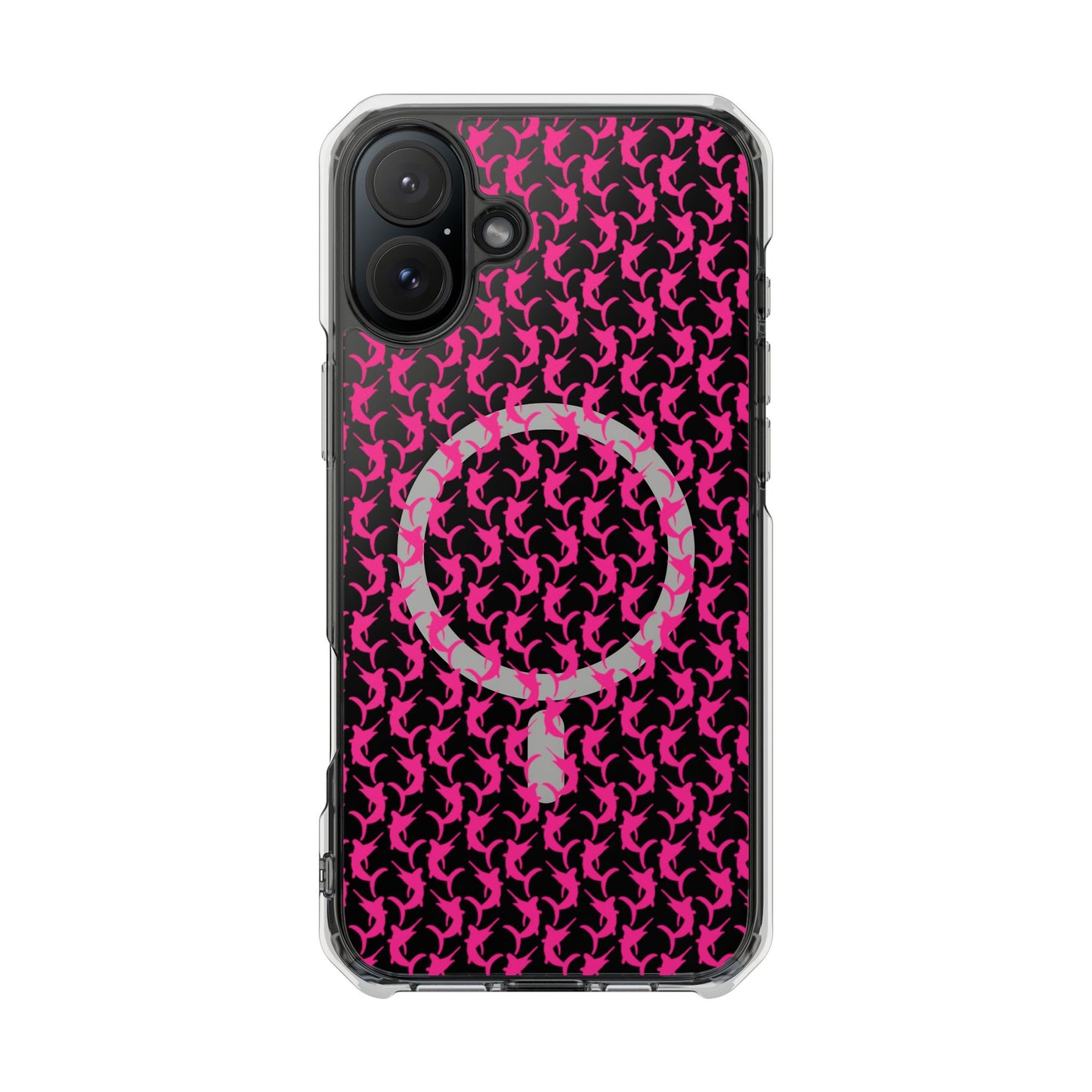 Pink Marlin Magnetic Clear Impact Cases