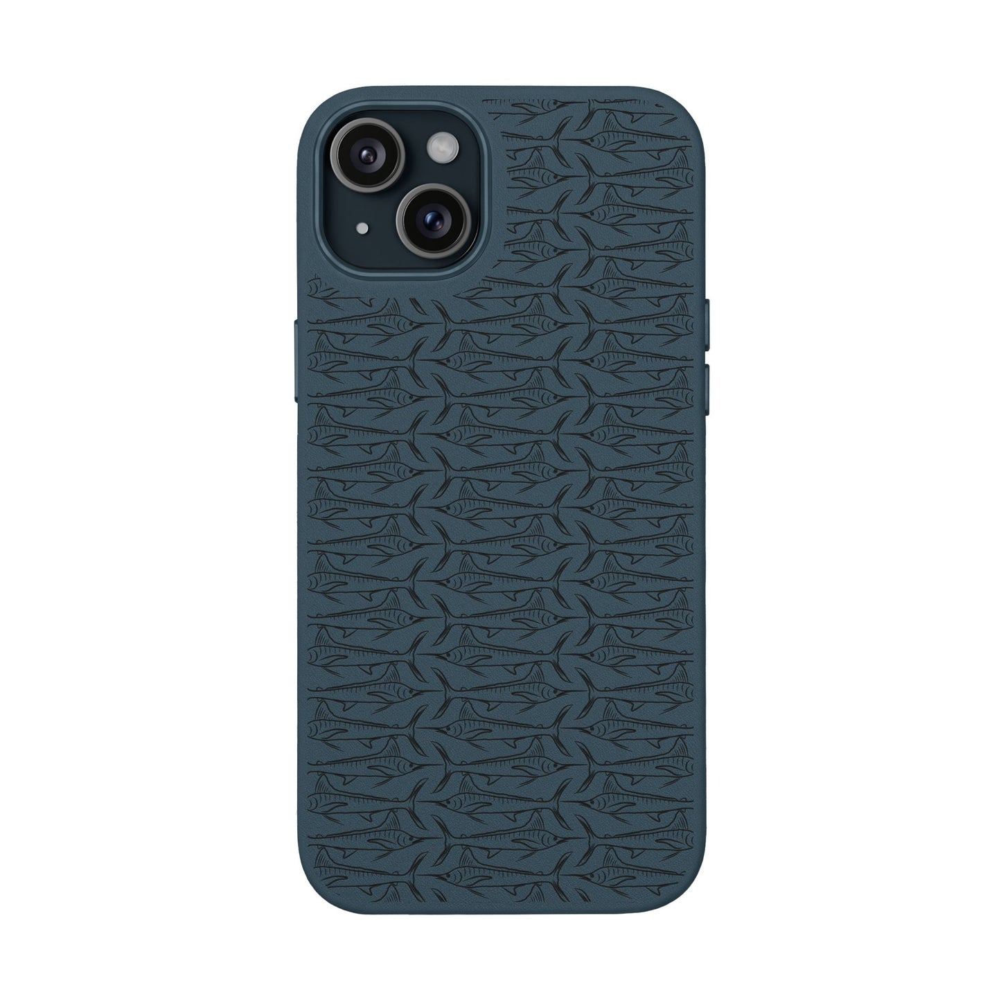 Marlin Sketch PU Leather Phone Cases (Engraving)