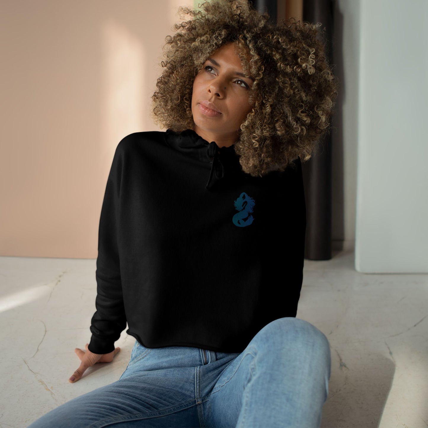 Double Trouble Crop Hoodie
