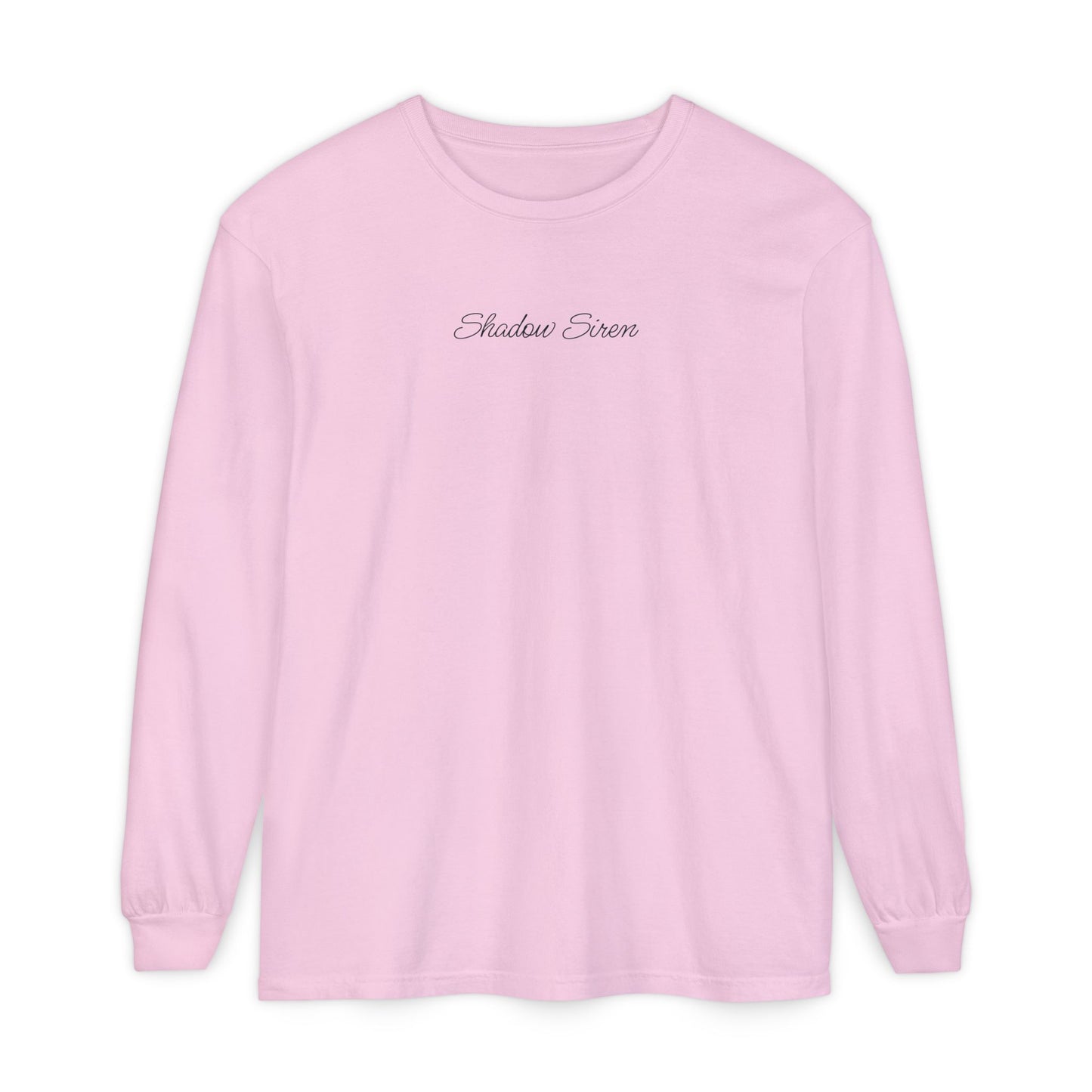 Symbiosis Mermaid & Marlin Long Sleeve Tee — "Endless Ocean" Garment-Dyed Shirt