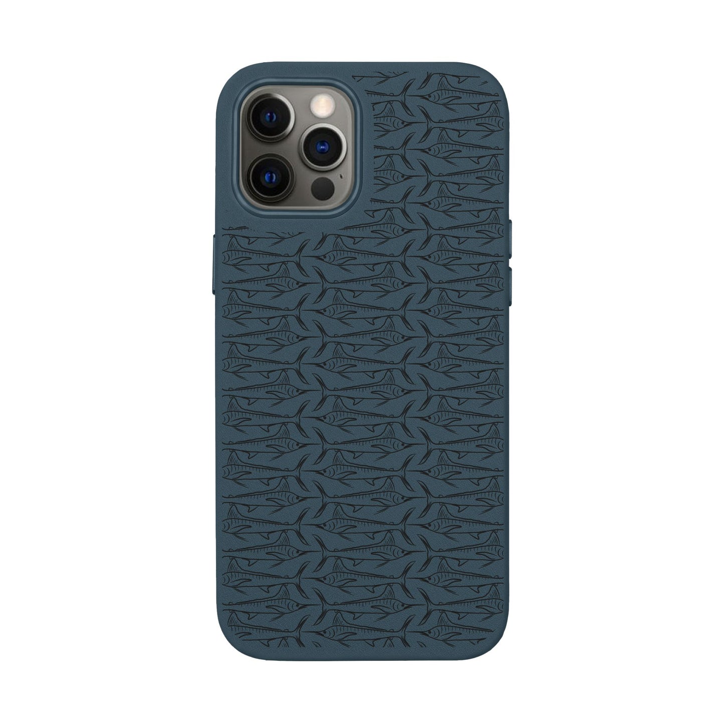 Marlin Sketch PU Leather Phone Cases (Engraving)