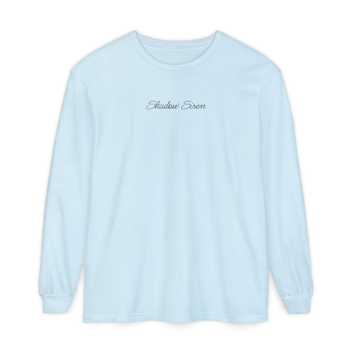 Symbiosis Mermaid & Marlin Long Sleeve Tee — "Endless Ocean" Garment-Dyed Shirt