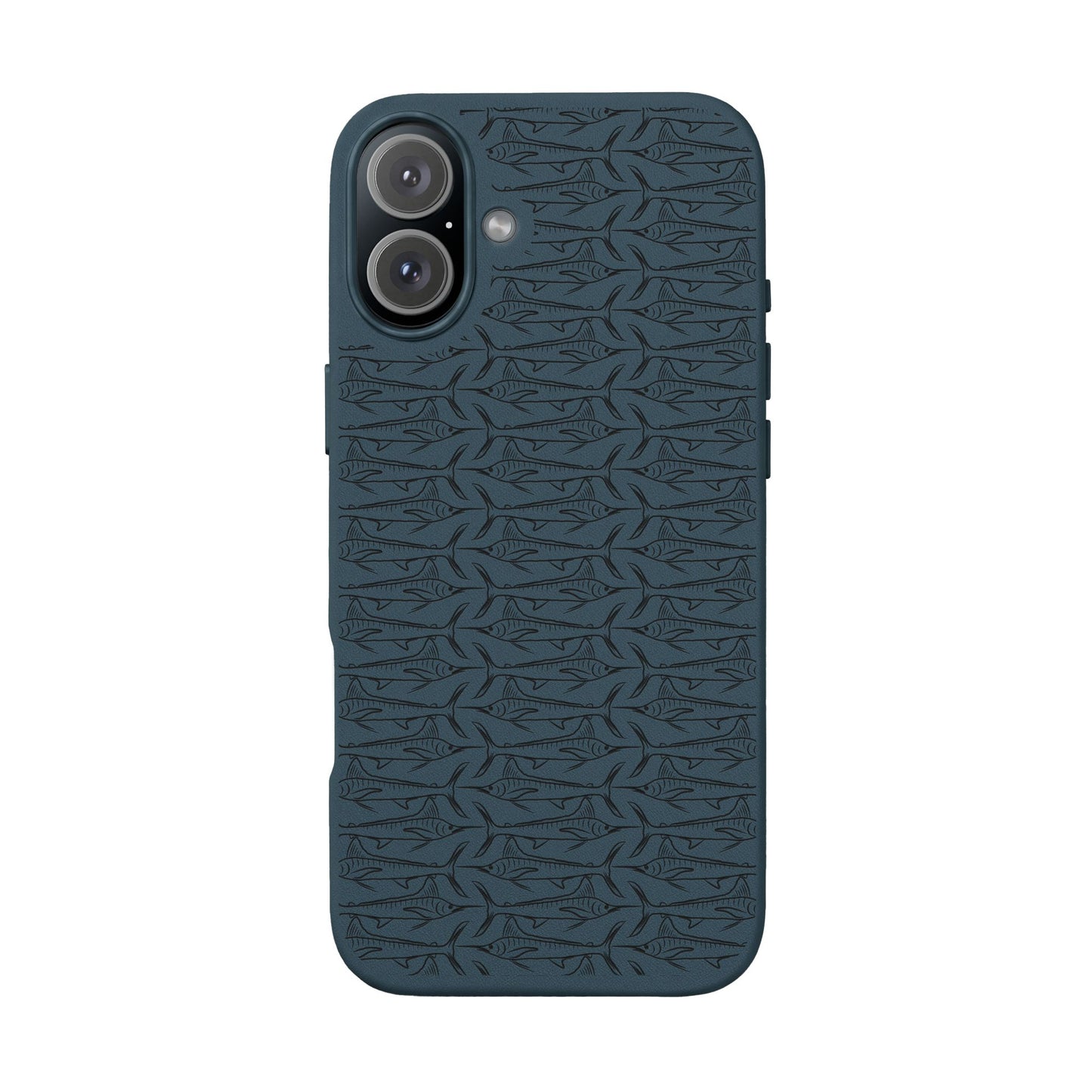 Marlin Sketch PU Leather Phone Cases (Engraving)