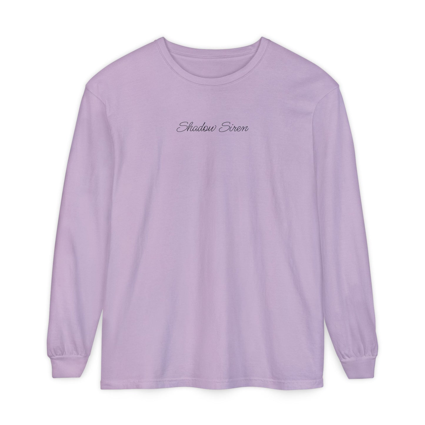 Symbiosis Mermaid & Marlin Long Sleeve Tee — "Endless Ocean" Garment-Dyed Shirt