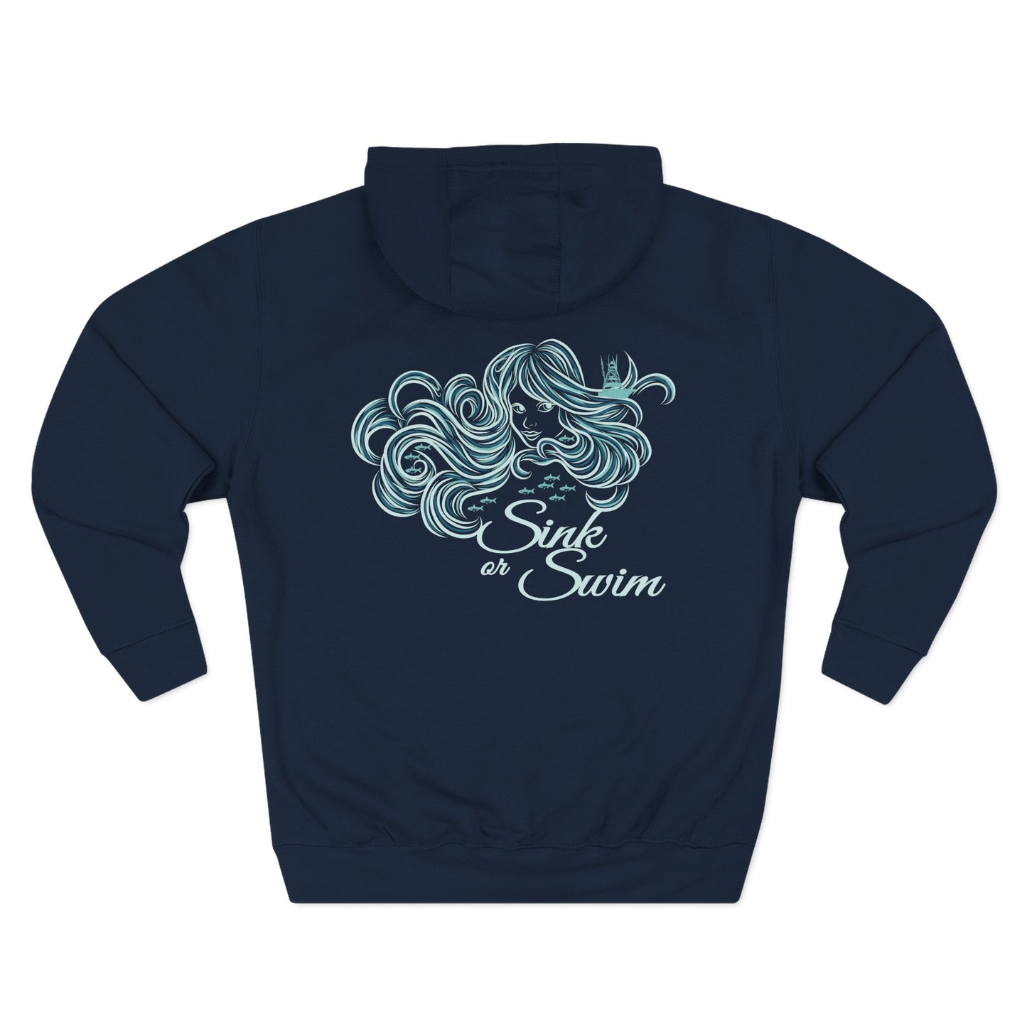 "Sink or Swim" Fleece Hoodie