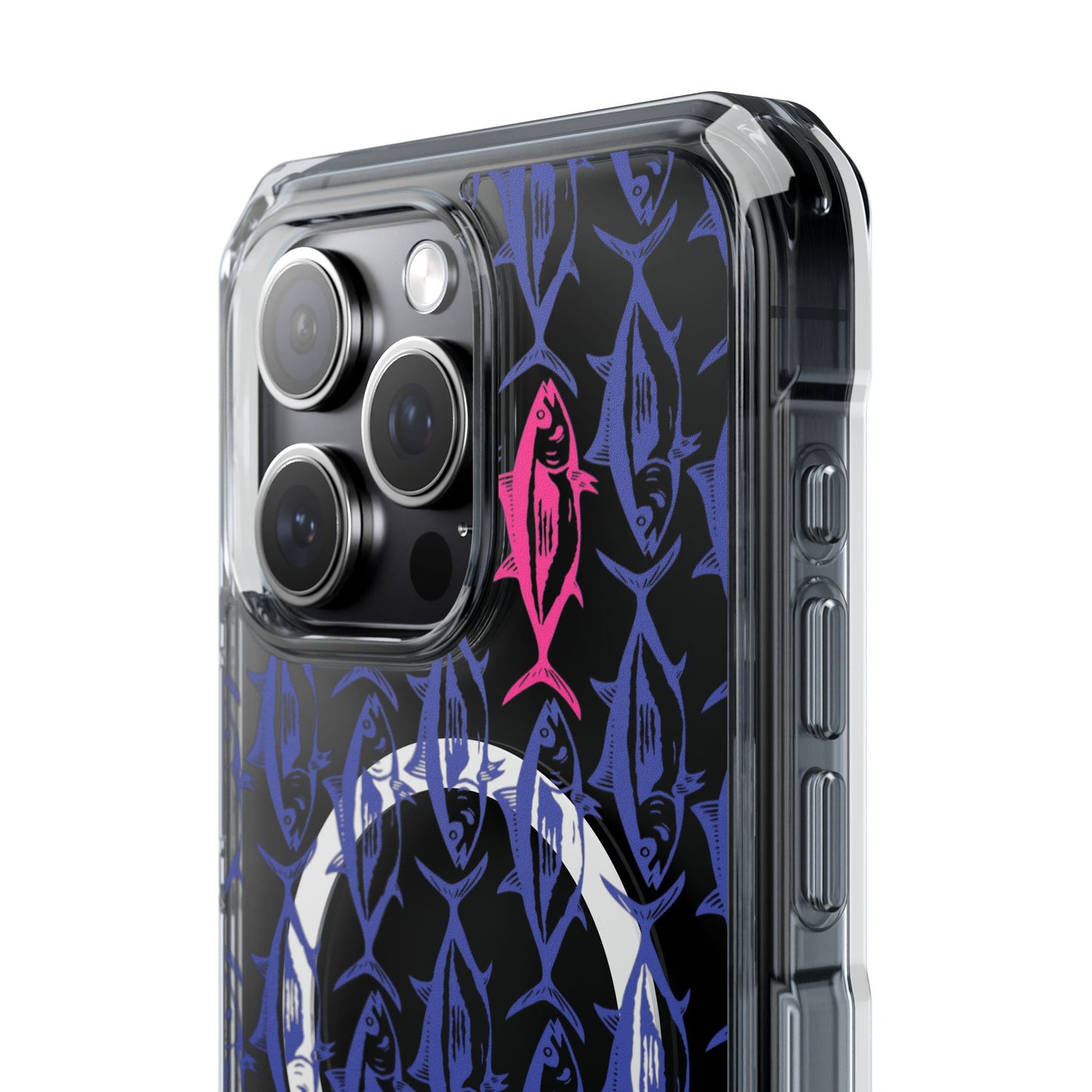 Pink Tuna Magnetic Clear Impact Cases