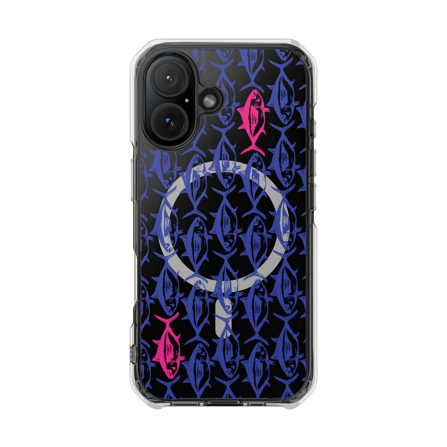 Pink Tuna Magnetic Clear Impact Cases