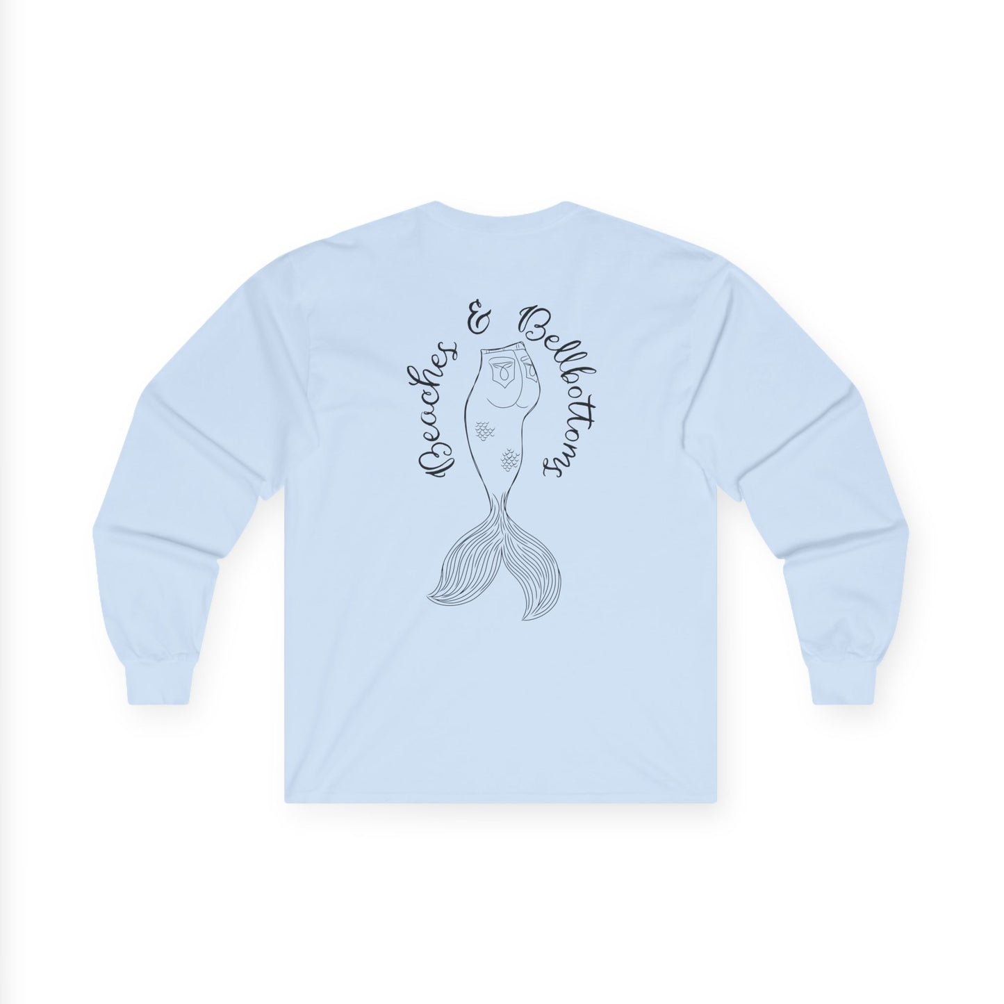 Beaches & Bellbottoms Mermaid Tail Beachy Graphic Shirt