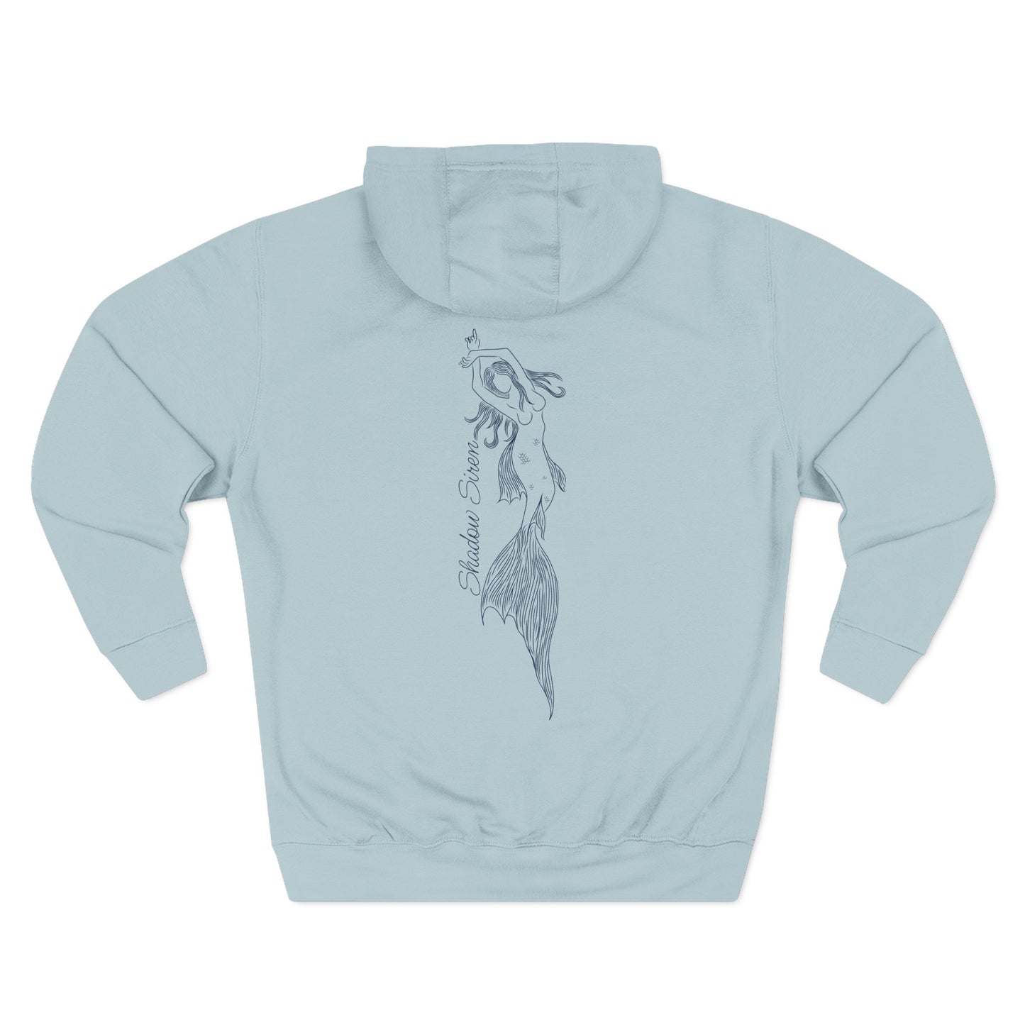Minimalist Mermaid Fleece Hoodie