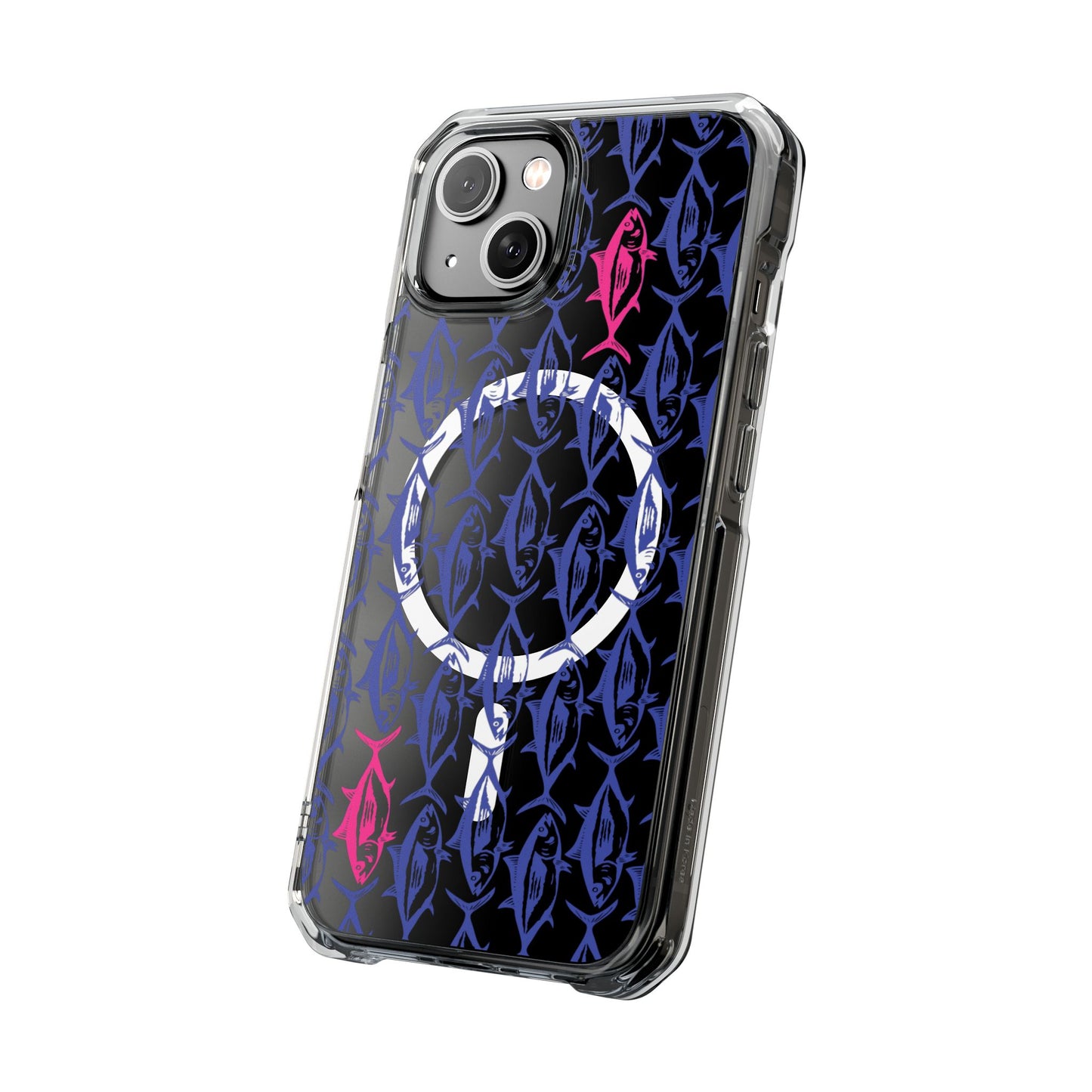Pink Tuna Magnetic Clear Impact Cases