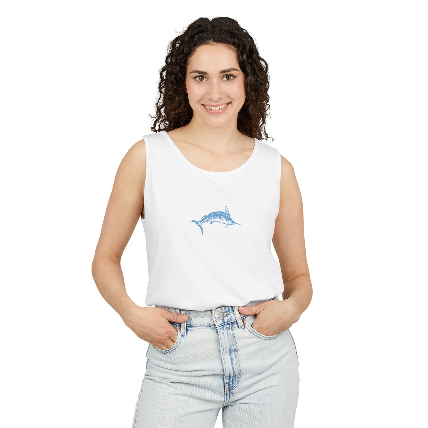 Release baby blue Unisex Garment-Dyed Tank Top