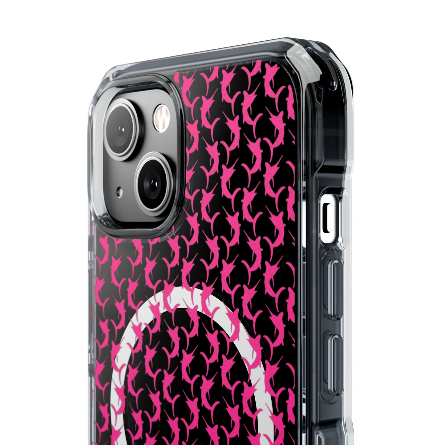 Pink Marlin Magnetic Clear Impact Cases