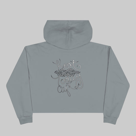 Knot Today Crop Hoodie