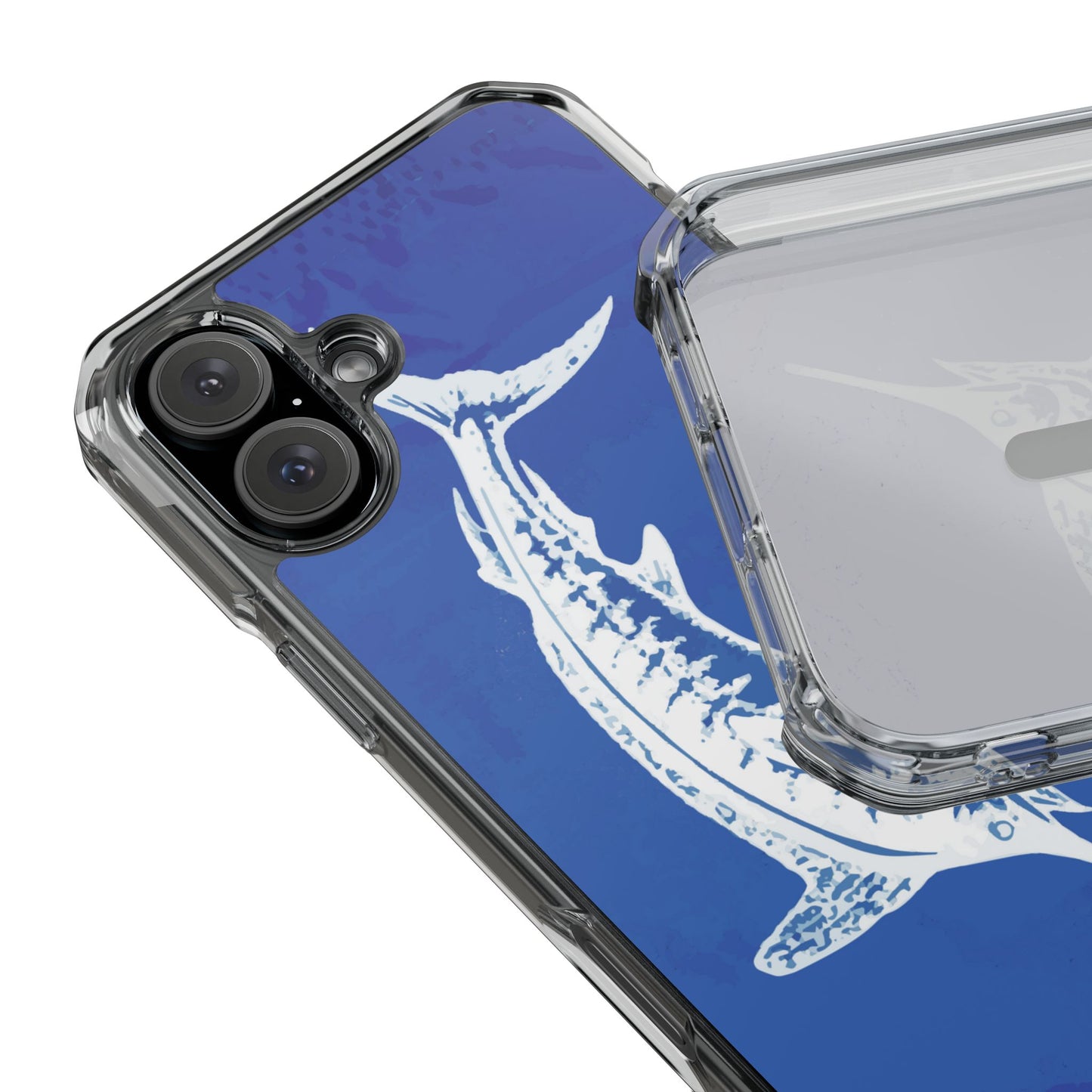 Release flag Magnetic Clear Impact Cases