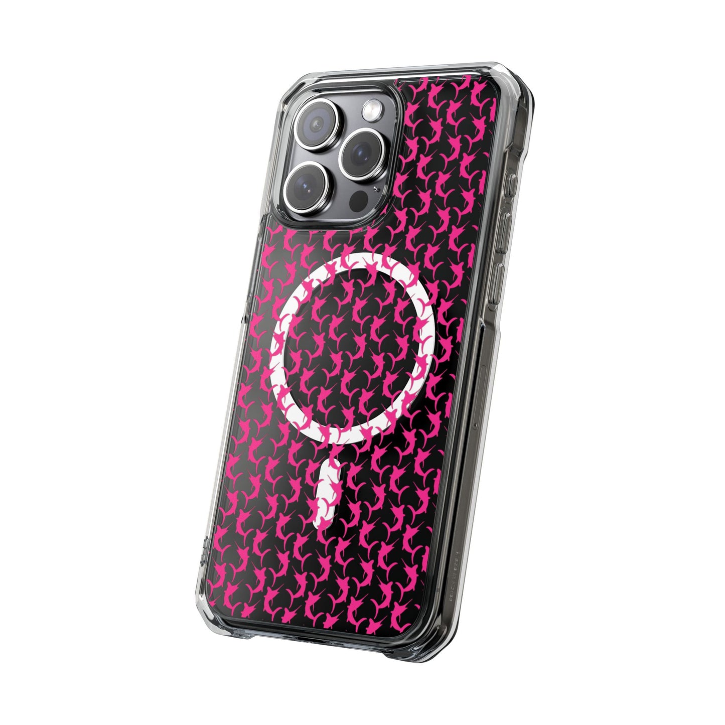 Pink Marlin Magnetic Clear Impact Cases