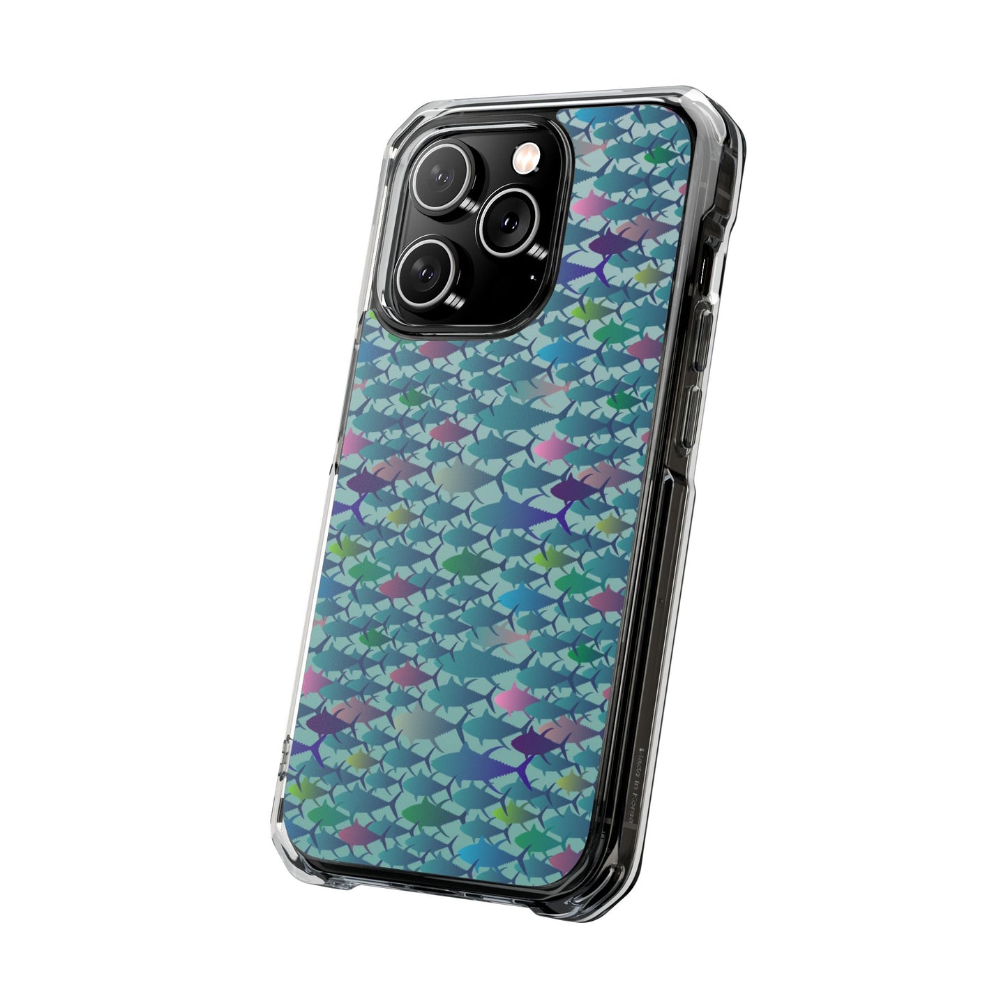 Technicolor Tuna Magnetic Clear Impact Cases
