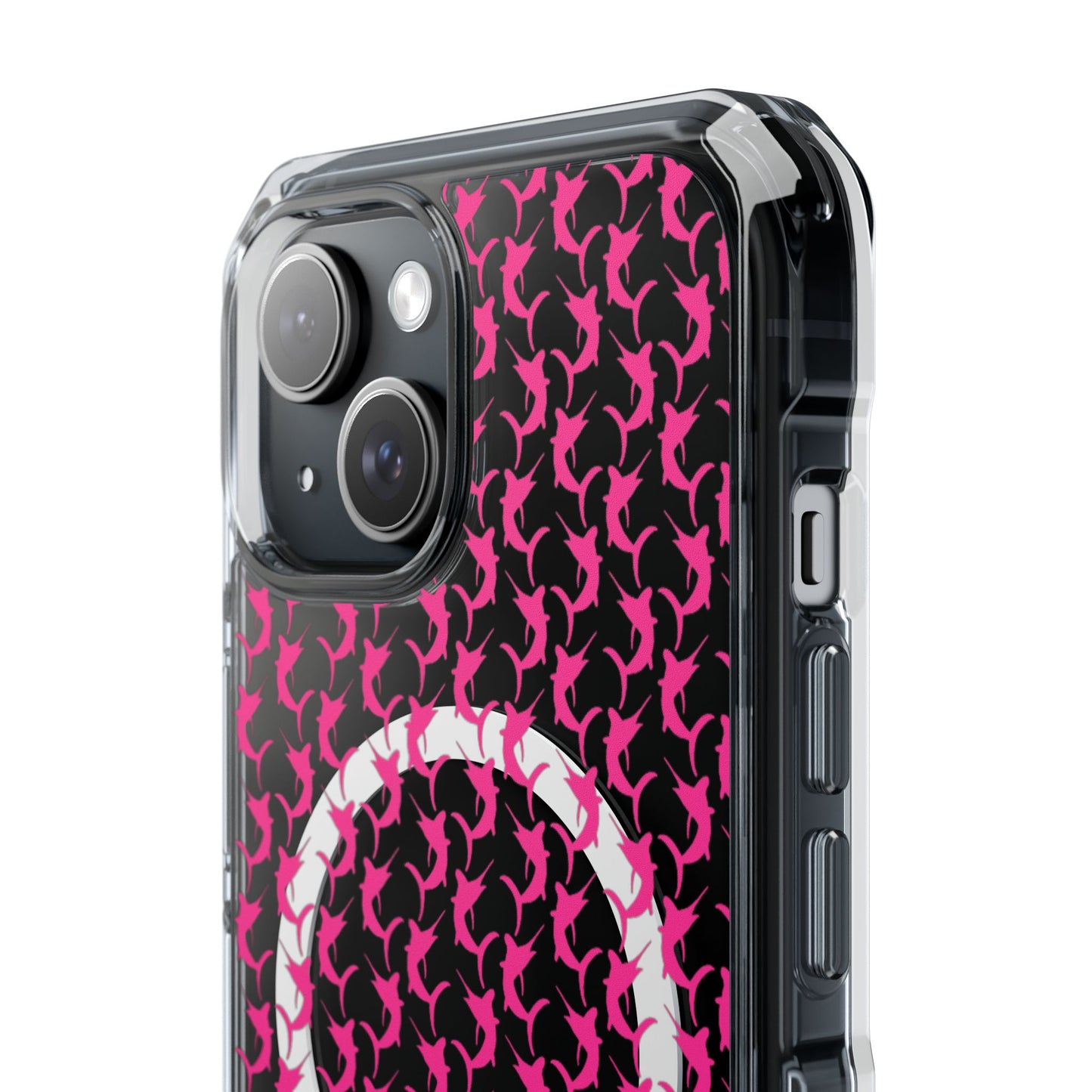 Pink Marlin Magnetic Clear Impact Cases