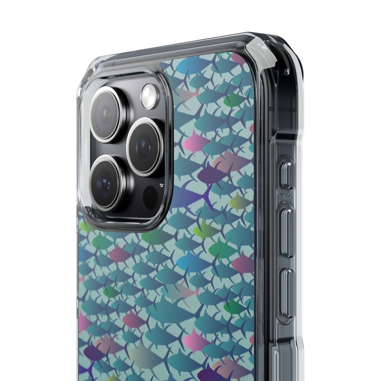 Technicolor Tuna Magnetic Clear Impact Cases