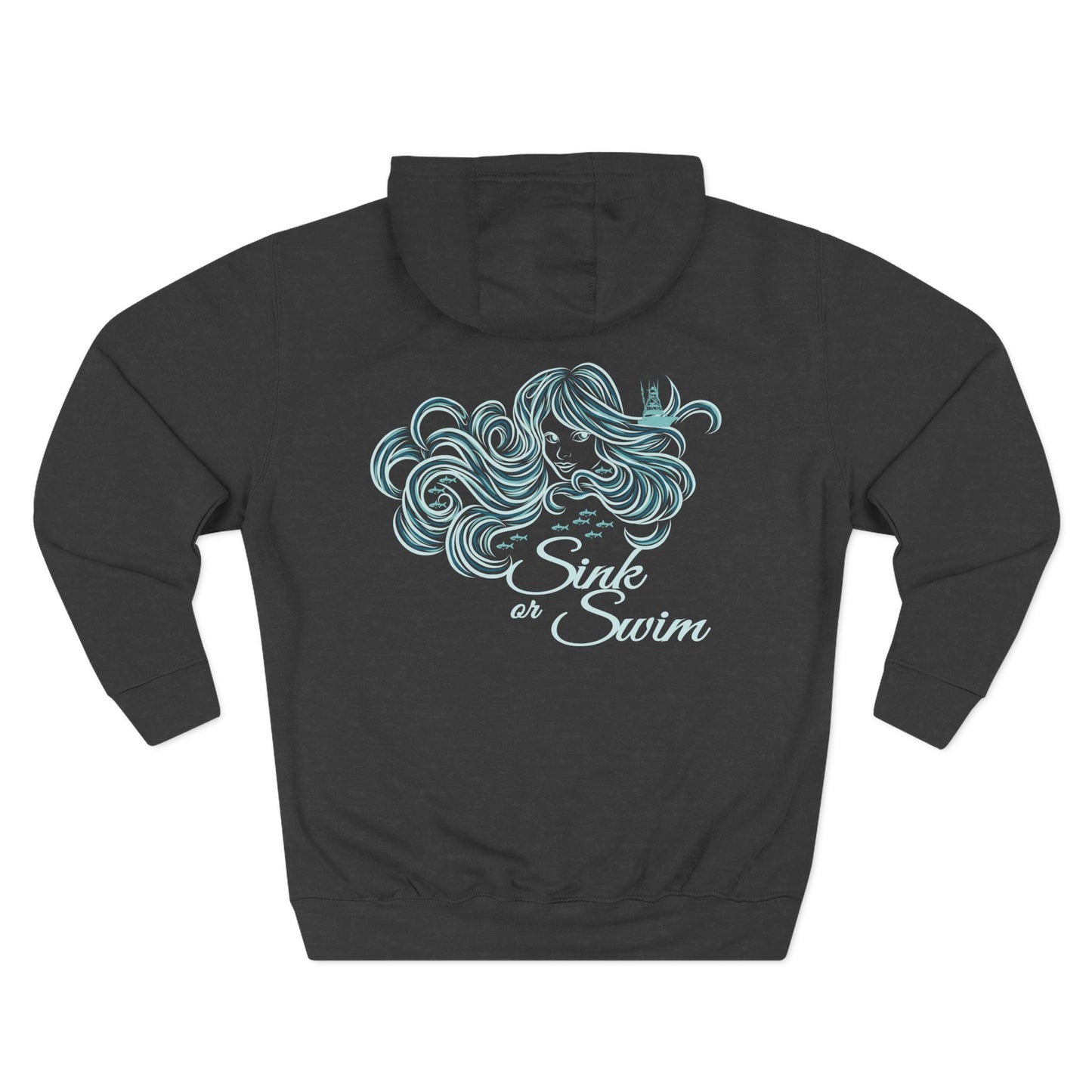 "Sink or Swim" Fleece Hoodie
