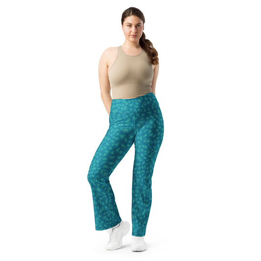 Sirena ombré camo Flare leggings