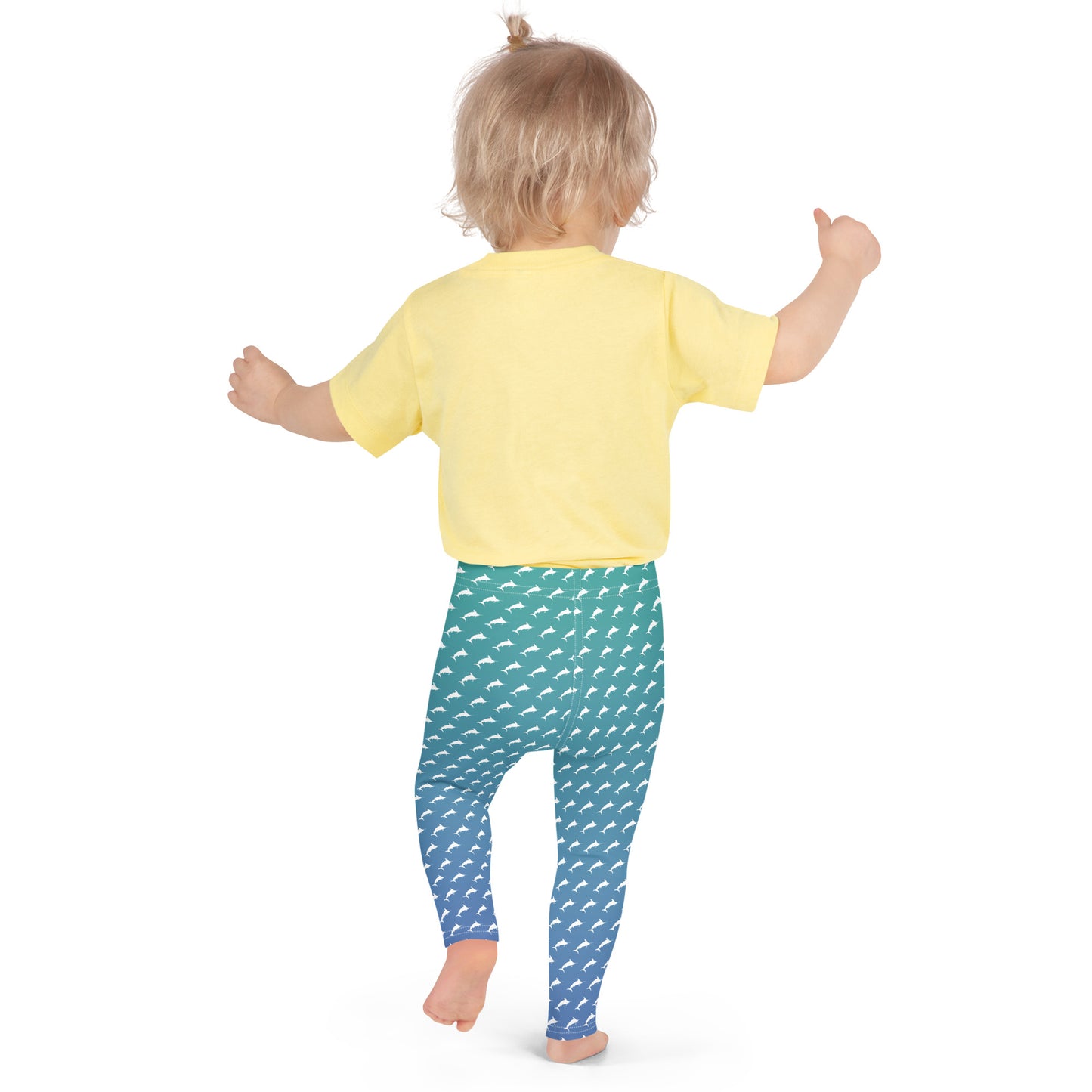 White Marlin Ombré Brick Kid's Leggings