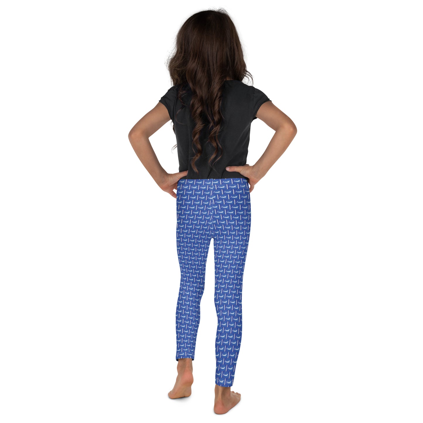 White Marlin Release Flag Kid's Leggings