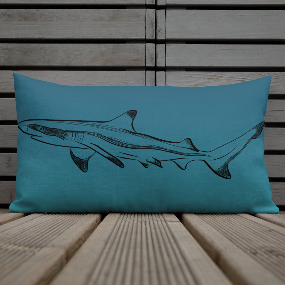 Tippy Shark Premium Pillow