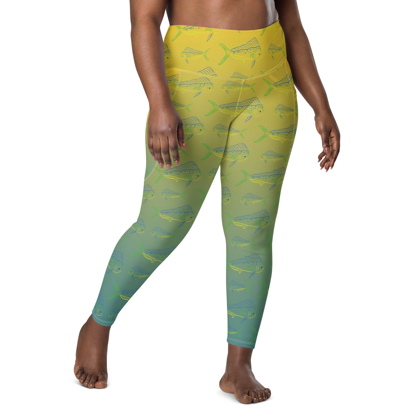 Mahi Ombré fade Leggings with pockets