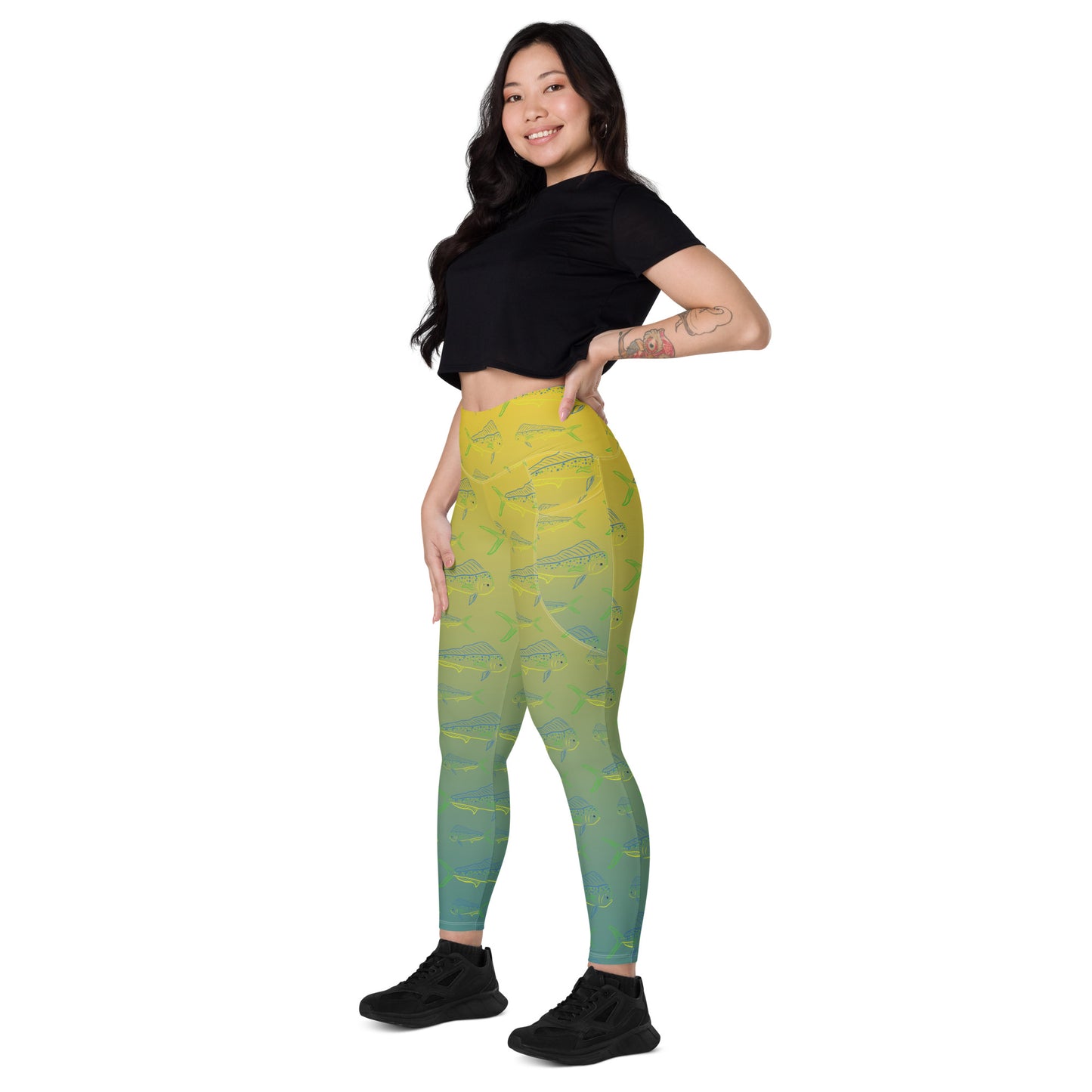 Mahi Ombré fade Leggings with pockets