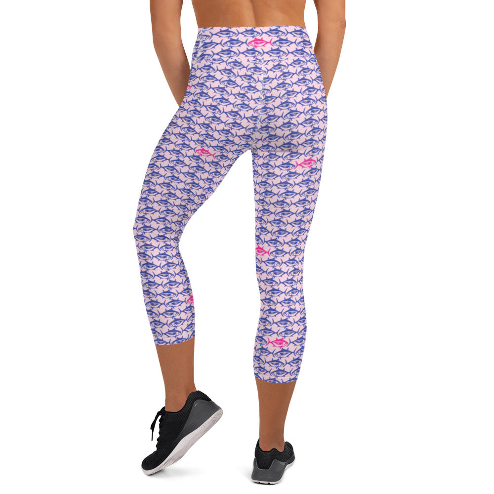 Tuna Flag Yoga Capri Leggings