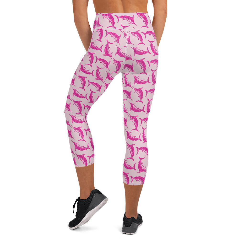 Pink Marlin release Yoga Capri Leggings