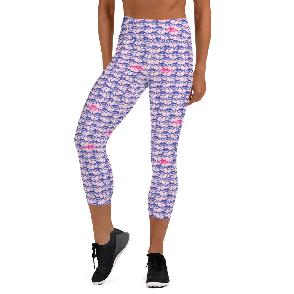 Tuna Flag Yoga Capri Leggings