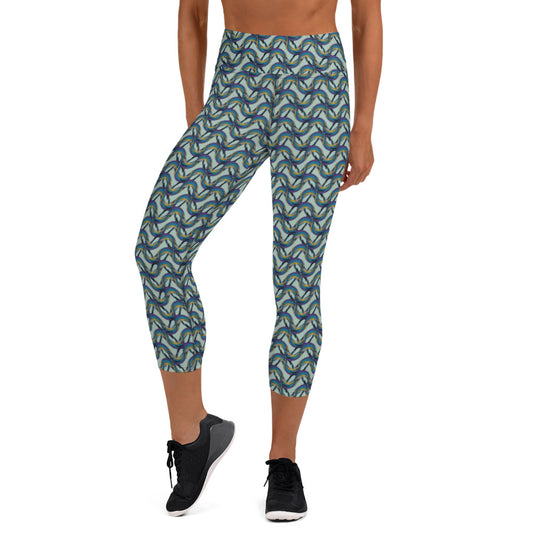 Pretty Girl Swirl Yoga Capri Leggings