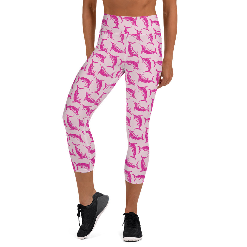 Pink Marlin release Yoga Capri Leggings