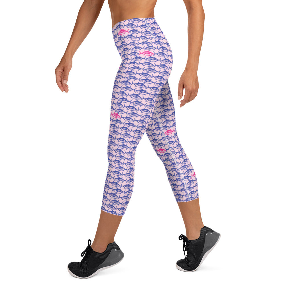 Tuna Flag Yoga Capri Leggings