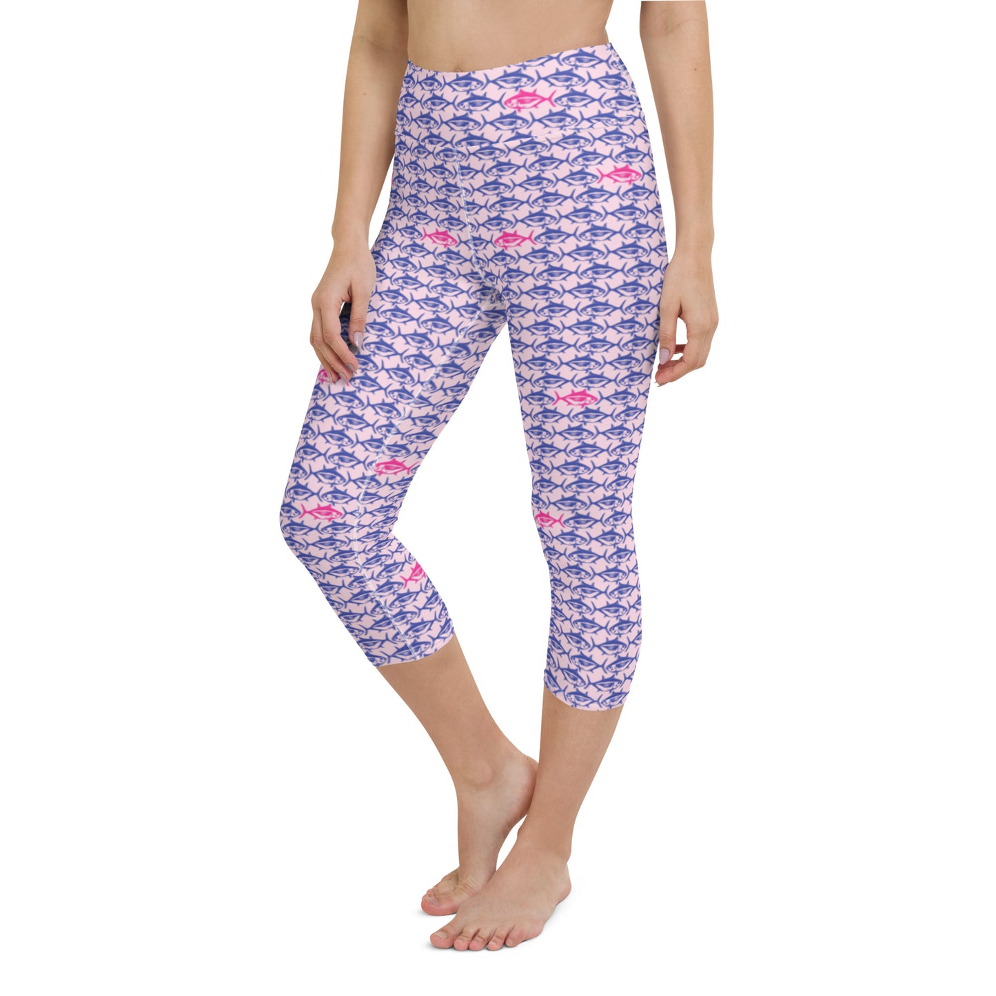 Tuna Flag Yoga Capri Leggings