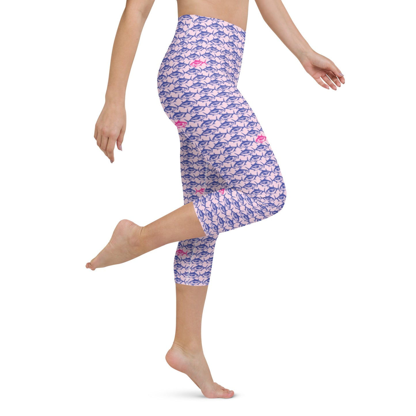 Tuna Flag Yoga Capri Leggings